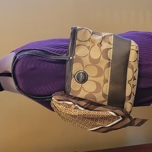 Coach scarf and bag